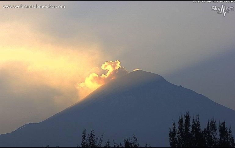  El organismo, que en forma conjunta con la Universidad Nacional Autónoma de México (UNAM) monitorea el Popocatépetl de forma continua las 24 horas. TWITTER/ @Popocatepetl_MX