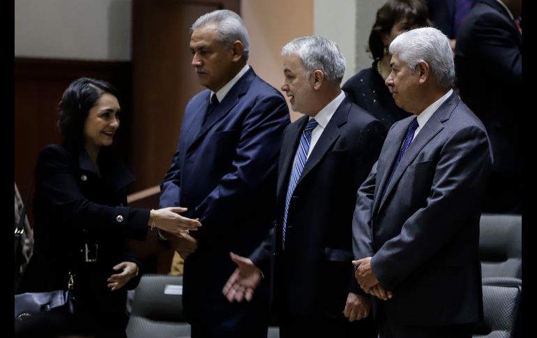 Entre los asistentes a la toma de protesta estuvieron los ex gobernadores estatales Francisco Ramírez, Emilio González y Alberto Cárdenas. EL INFORMADOR/F. Atilano