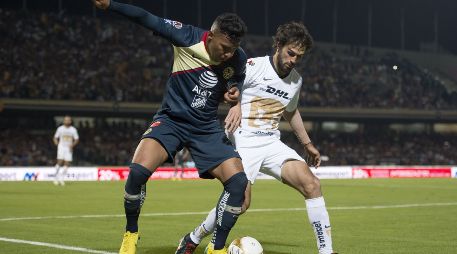 _PART_LMX_SEM_IDA_PUM_AME_ - Foto del partido Pumas vs America correspondiente a la semifinal de ida del torneo Apertura 2018 de la Liga BBVA Bancomer MX celebrado en el estadio de Ciudad Universitaria.EN LA FOTO:Photo of the Pumas vs America match corresponding to the first leg semifinal of the Apertura 2018 match of Liga BBVA Bancomer MX held at the Ciudad Universitaria stadium.IN THE PHOTO: