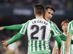 Giovani Lo Celso. Marcó uno de los goles de la victoria del equipo bético. EFE/J. Vidal