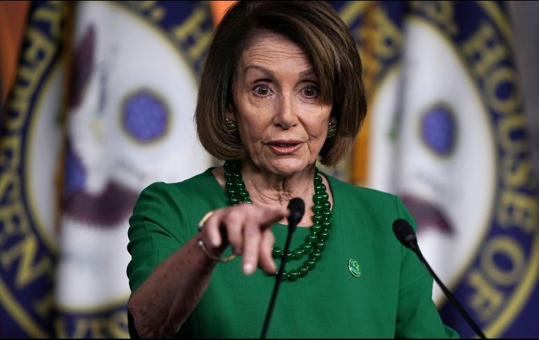 Nancy Pelosi, lideresa de los demócratas en la Cámara de Representantes. AFP/A. Wong