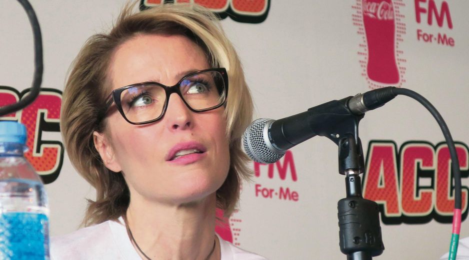 Gillian Anderson fue la estrella de “Expedientes Secretos X”. EFE