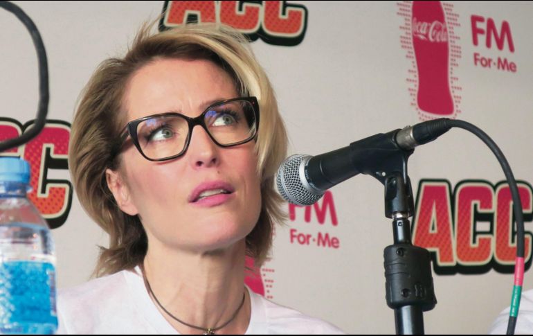 Gillian Anderson fue la estrella de “Expedientes Secretos X”. EFE