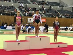 El 2 de noviembre, ganó la presea de bronce en la misma disciplina en el Campeonato Mundial de Gimnasia en Doha. ESPECIAL/