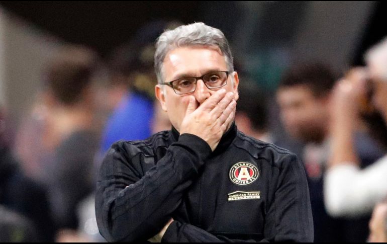 El 'Tata' hizo historia al ganar el título en el segundo año de vida del Atlanta. AP / J. Bazemore