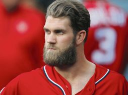 Bryce Harper es el agente libre más codiciado en las Grandes Ligas. AP