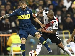 Benedetto capitalizó un gran pase de Nández. AFP/ARCHIVO