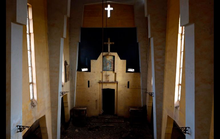 Aspecto del monasterio etíope.