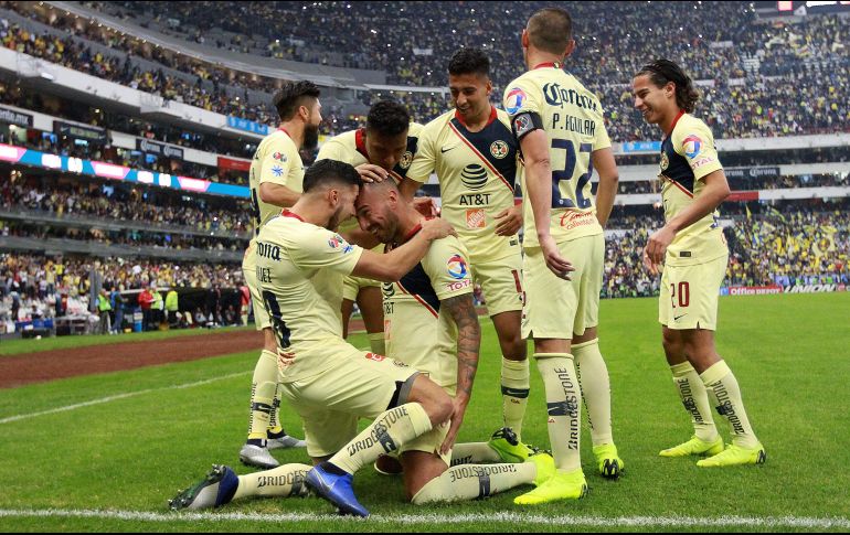 Las Águilas del América vencieron este domingo por 6-1 (global) a los Pumas. NTX / F. Estrada