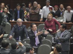 Delgado y el diputado Pablo Gómez expusieron que los únicos a los que no les aplicaría el tope de salario presidencial serán los que ya ganaban más que el mandatario antes de la reforma de 2009 a la Constitución. NTX / ARCHIVO