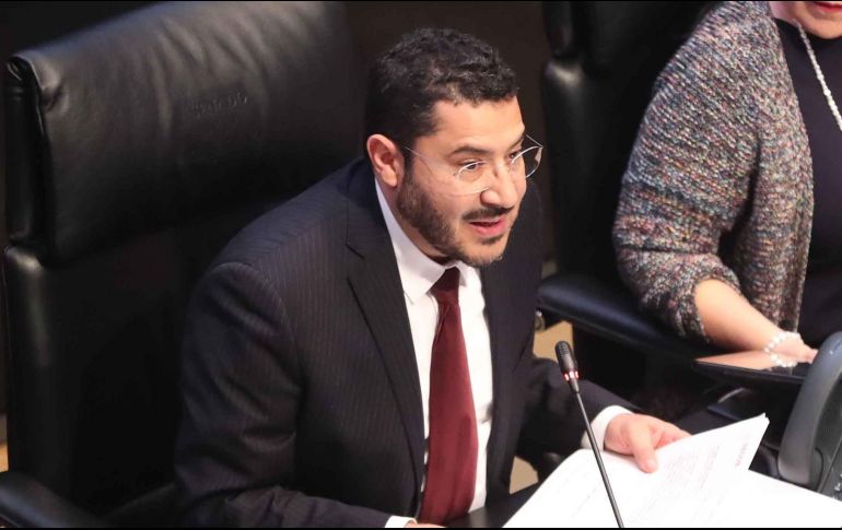 Martí Batres en representación de la Cámara de Senadores interpuso el recurso de reclamación. SUN / ARCHIVO