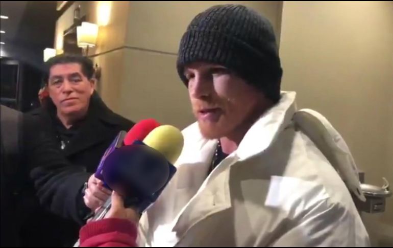 ''Me siento muy contento, hacer historia aquí en Nueva York (…) me siento muy contento porque para mí era un sueño pelear aquí en el Madison y el sábado se me hará realidad'', dice el pugilista. TWITTER / @GoldenBoyBoxing