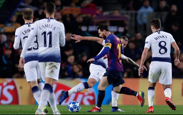 Barcelona dio descanso a Lionel Messi durante la primera hora, y éste sólo disputó los minutos finales. AP/M. Fernández
