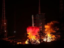 La sonda fue lanzada por un cohete portador Long March-3B el sábado pasado desde el Centro de Lanzamiento de Satélites Xichang. ESPECIAL / cnsa.gov.cn