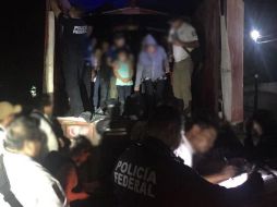 Los migrantes revelaron que buscaban llegar a la frontera norte de México. TWITTER/@MMMesoamericano