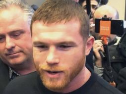 Saúl Álvarez y su equipo de trabajo cuentan las horas para que se llegue el momento de subir al ring para medirse al británico Rocky Fielding. NOTIMEX