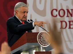 López Obrador reconoció que en la redacción de la iniciativa no se incluyó el término de la autonomía de las universidades. NTX / A. Monroy