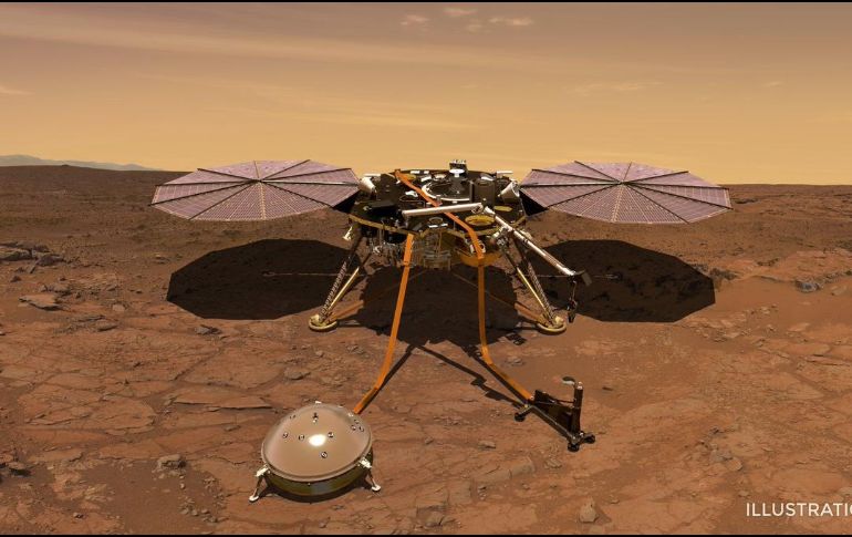 La nave explorará una parte de Marte de la que se conoce muy poco, su interior profundo. TWITTER / @NASAInSight