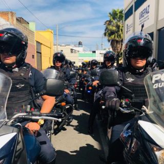 Concentran seguridad motorizada en centro tapatío y zonas conflictivas