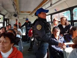 El operativo se extenderá a más rutas del transporte público. NTX/ ESPECIAL