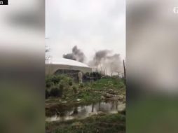 El siniestro se origina en una de las zonas del zoológico llamada Monsoon Forest y  en un comunicado, el personal informa que su equipo está trabajando 