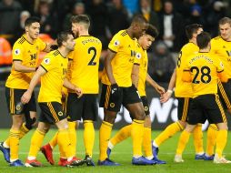 Jiménez (i) abre el marcador al minuto 11 con una jugada donde Jota lo asistió y el segundo tanto corrió por parte de Cavaleiro en el minuto 94. TWITTER / @Wolves