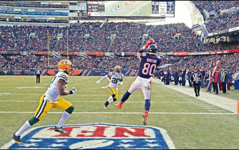 Los Bears de Chicago no calificaban a la Postemporada desde 2010. AFP