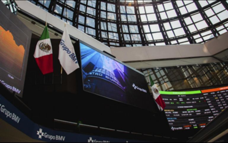 En el mercado local se opera un volumen de 2.3 millones de títulos, con la participación de 60 emisoras, de las cuales 41 ganan, 18 pierden y una se mantiene sin cambio. ESPECIAL / bmv.com.mx