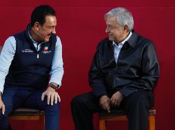 El Presidente estuvo acompañado del gobernador de Hidalgo, el priista Omar Fayad Meneses. NTX / O. Ramírez