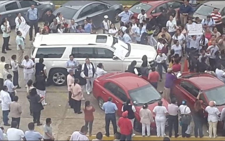 Elementos de la Secretaría de Seguridad Pública y la Fiscalía General del Estado participaron en el operativo. TWITTER