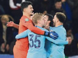 Los penales siempre le ponen emoción al juego y los jugadores del Manchester City lo saben. AP
