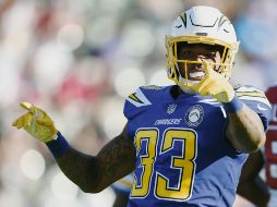 Derwin James, novato defensivo de los Chargers de Los Ángeles, es uno de los siete jugadores de este equipo en ganarse un lugar para el Pro Bowl. AP / K. Kuo