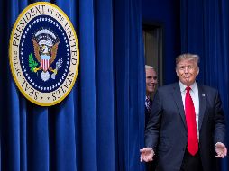 El presidente Donald Trump celebró la validación de esta reforma. EFE/E. Lesser