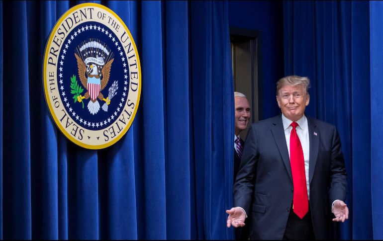 El presidente Donald Trump celebró la validación de esta reforma. EFE/E. Lesser