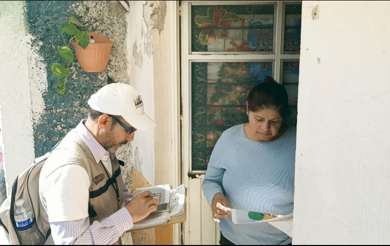 Los voluntarios del censo no tienen un esquema para completar el registro de los beneficiarios, y su coordinadora, Claudia Delgadillo, reconoció que algunos carecen de la capacitación requerida. ESPECIAL
