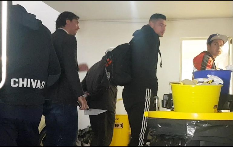 El delantero (C) reportará a los trabajos una vez concluidos sus pruebas de rutina,  y se integrará a Dieter Villalpando, Alexis Vega e Hiram Mier, quienes entrenan en Verde Valle. EL INFORMADOR / A. Ramírez