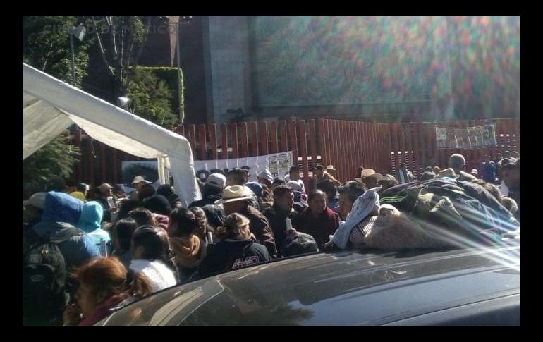 Se prevé que se sumen 50 mil campesinos de Antorcha Campesina. TWITTER