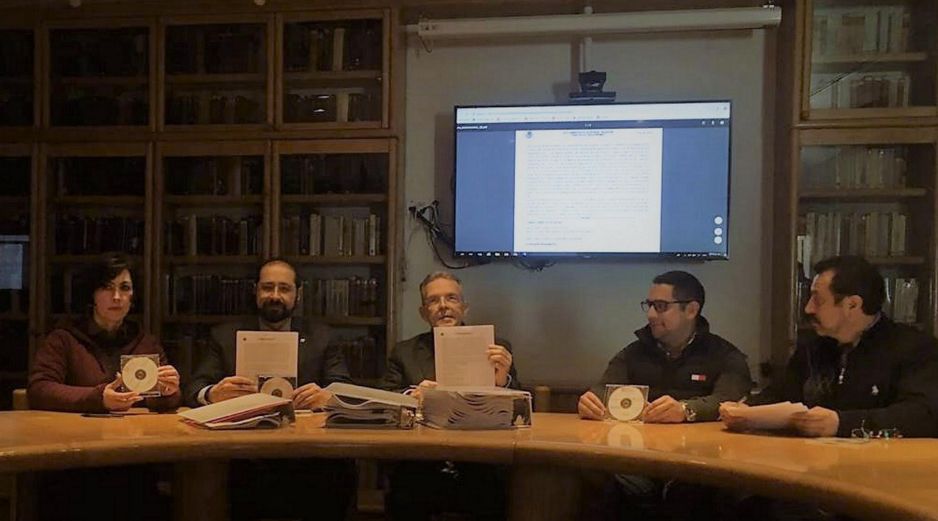 José Carreño Carlón suscribió este viernes el acta de entrega-recepción de la Dirección General del Fondo de Cultura Económica. NTX/ESPECIAL