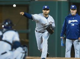 Joakim Soria llega a los Atléticos procedente de los Cerveceros. AP