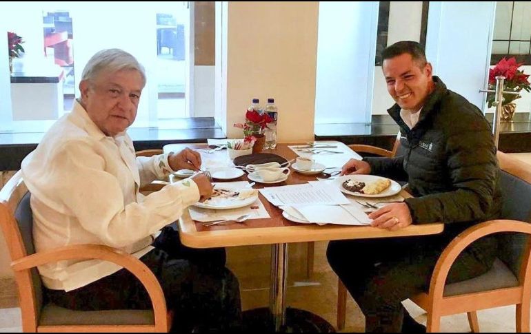 El gobernador de Oaxaca, Alejandro Murat Hinojosa, se reunió desde temprana hora con el Presidente de México, Andrés Manuel López Obrador. TWITTER / @alejandromurat