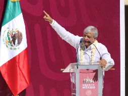 López Obrador estuvo en el municipio de la Sierra Norte de Oaxaca, cuyo acceso es por un camino de terracería de ocho kilómetros. SUN