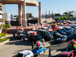 Desde las nueve de la mañana, los oficiales destinados al reparto se prepararon en la Comisaría, ubicada en Periférico y la calle Barranca. TWITTER/@PoliciaGDL