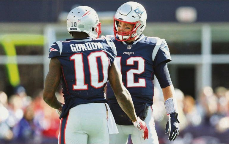 La química entre Gordon y Brady fue creciendo partido a partido. AFP/Archivo
