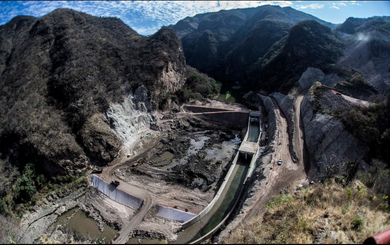 El Purgatorio registra 55% de avance y está presupuestada en nueve mil 200 millones de pesos: 500 para la presa y ocho mil 700 para el sistema de bombeo. EL INFORMADOR