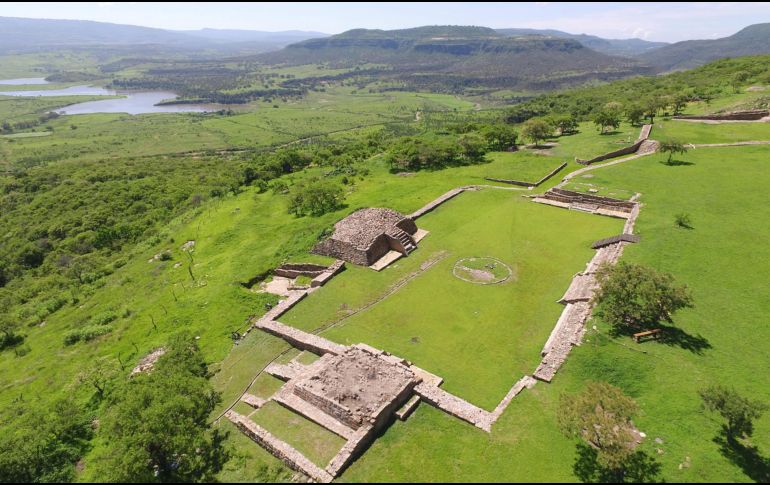 La Zona Arqueológica del Cerro del Teúl se inauguró en octubre. ESPECIAL/INAH