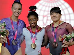 En la justa mundialista de Doha 2018, Alexa Moreno tuvo el temple para buscar el podio luego de las ''burlas'' a las que fue blanco durante su asistencia en los Juegos Olímpicos Río 2016. AP / ARCHIVO