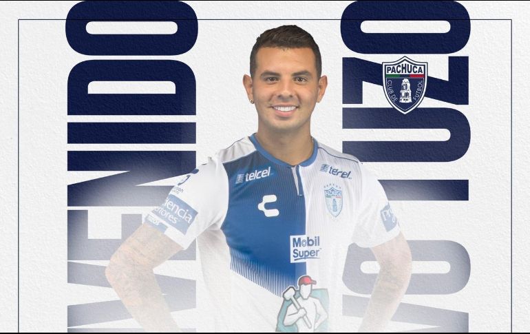 Con esto, Pachuca suma su tercer refuerzo. TWITTER/@Tuzos