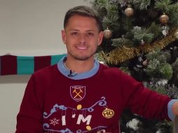 ''Hola a todos, quiero desearles una Feliz Navidad, que la pasen muy bien con todos sus seres queridos, que disfruten mucho. Lo mejor en esta Navidad y también el próximo Año Nuevo'', dijo Hernández. TWITTER / @WestHamEspanol