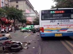 El ataque fue perpetrado en Longyan, en la provincia de Fujian. TWITTER