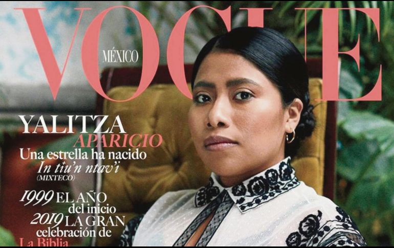 Yalitza Aparicio. La actriz de la cinta “Roma” posa para una revista de modas, en un hecho histórico. ESPECIAL